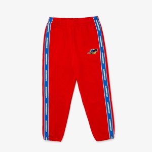 Lacoste Branded Band Trackpants Red | GVEI-61430