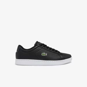 Lacoste Carnaby BL Leather Sneakers Black/White | YHGI-37054