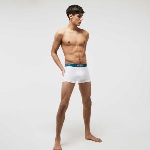 Lacoste Casual Boxer Brief 3-Pack White | FENB-31850