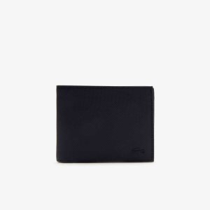 Lacoste Classic Petit Pique Six Card Wallet Peacoat | FXOH-71563