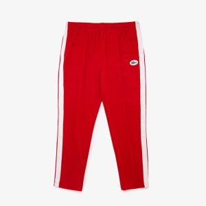 Lacoste Contrast Side Band Trackpants Red | XMYR-18762