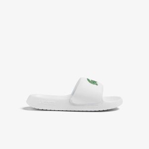 Lacoste Croco 1.0 Slides White/Green | FEJP-67012