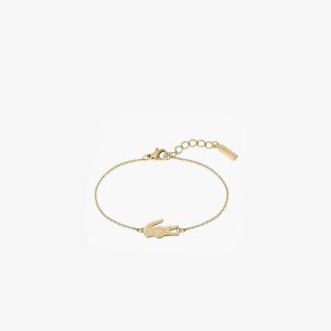 Lacoste Crocodile Bracelet Rose Gold | OMVB-52938