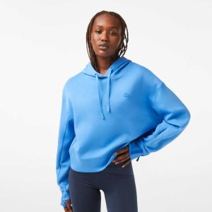 Lacoste Hooded Sweatshirt Blue | NCDH-48692