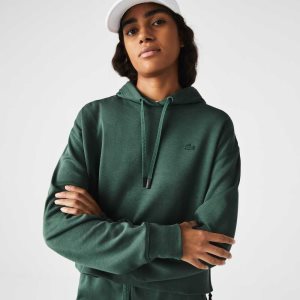 Lacoste Hooded Sweatshirt Green | JGPT-24035