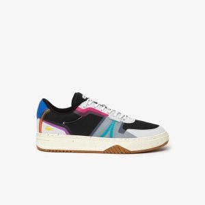 Lacoste L001 Eco Colorblock Sneakers Blk/Blk | SPKB-09351