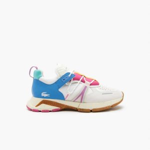 Lacoste L003 Eco Sneakers White/Pink | DUQX-29374