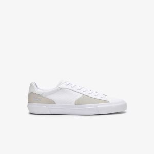 Lacoste L006 Leather Sneakers White/White | YMEN-58709