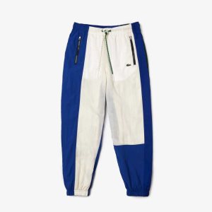 Lacoste LIVE Colorblock Light Trackpants White / Blue / Green | GRCZ-85769