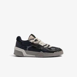 Lacoste LT125 Leather Sneakers Blk/Nvy | WPZA-28791