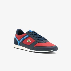 Lacoste Menerva Sport Sneakers Nvy/Red | GASY-29536