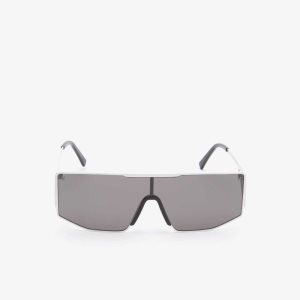 Lacoste Metal Shield x Minecraft Sunglasses Matte White | BCRM-59712