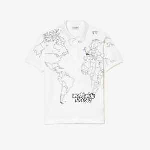 Lacoste Original L.12.12 Planisphere Polo White | ZEAR-16534