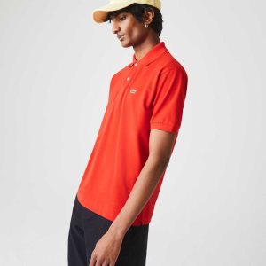 Lacoste Original L.12.12 petit pique cotton Polo Red | BNZI-78426