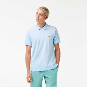 Lacoste Original L.12.12 petit pique cotton Polo Light Blue | JXAN-97182