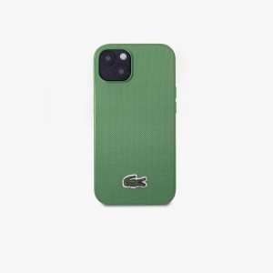 Lacoste Petit Pique Effect iPhone 14 Plus Case Estragon | PBAL-18702