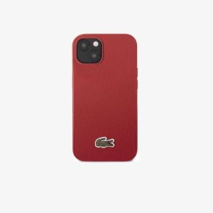 Lacoste Petit Pique Effect iPhone 14 Plus Case Red | WYRZ-03928