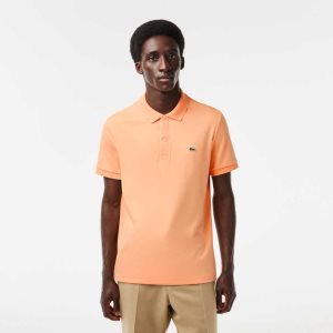 Lacoste Regular Fit Ultra Soft Cotton Jersey Polo Light Orange | CLPI-07152