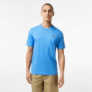 Lacoste SPORT Breathable T-Shirt Blue | KAOE-92130