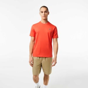 Lacoste SPORT Breathable T-Shirt Orange | QTAK-64983