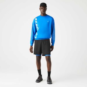 Lacoste SPORT Built-In Liner 3-in-1 Shorts Black / Blue | HJYS-21634