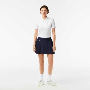 Lacoste SPORT Built-In Short Golf Skirt Navy Blue | VDIP-31549