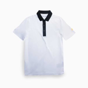 Lacoste SPORT Presidents Cup Ultra-Dry Polo White / Black | UWZL-24890