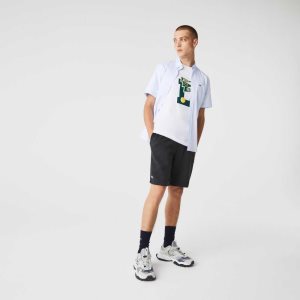 Lacoste SPORT Tennis Fleece Shorts Grey | LRNK-98357