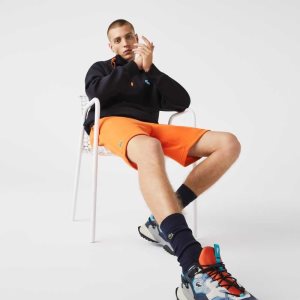 Lacoste SPORT Tennis Fleece Shorts Orange | BMNV-51729