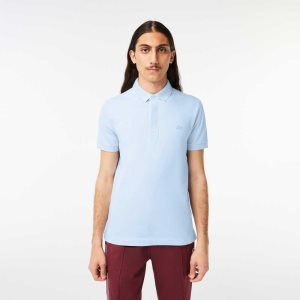 Lacoste Smart Paris Polo Stretch Cotton Light Blue | YITO-08365