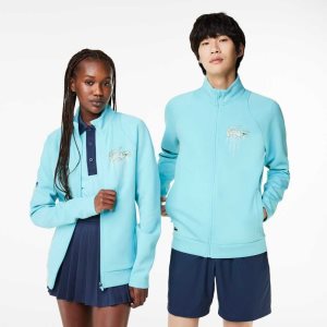 Lacoste Sport Miami Open Edition Sweatshirt Mint | XTQR-64219