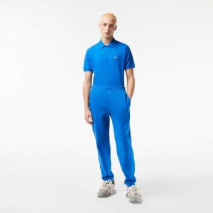 Lacoste Tapered Fit Fleece Trackpants Blue | IPZX-93186