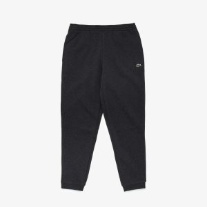 Lacoste Tapered Fit Fleece Trackpants Grey | OQWB-65982