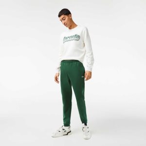 Lacoste Tapered Fit Fleece Trackpants Green | SHCI-86927