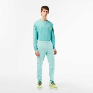 Lacoste Tapered Fit Fleece Trackpants Mint | CGMP-62913