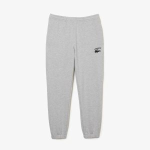 Lacoste Tapered Fit Trackpants Grey Chine | TREL-93206