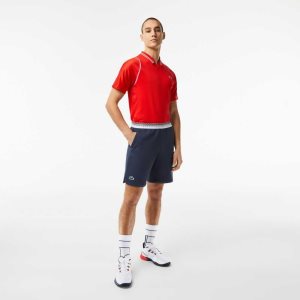 Lacoste Tennis x Daniil Medvedev Mesh Shorts Blue | XBLV-61785