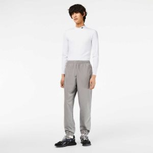 Lacoste Track Pants with GPS Coordinates Grey | AUGH-36918