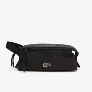 Lacoste Zippered Toiletry Bag Black | CFBK-16329