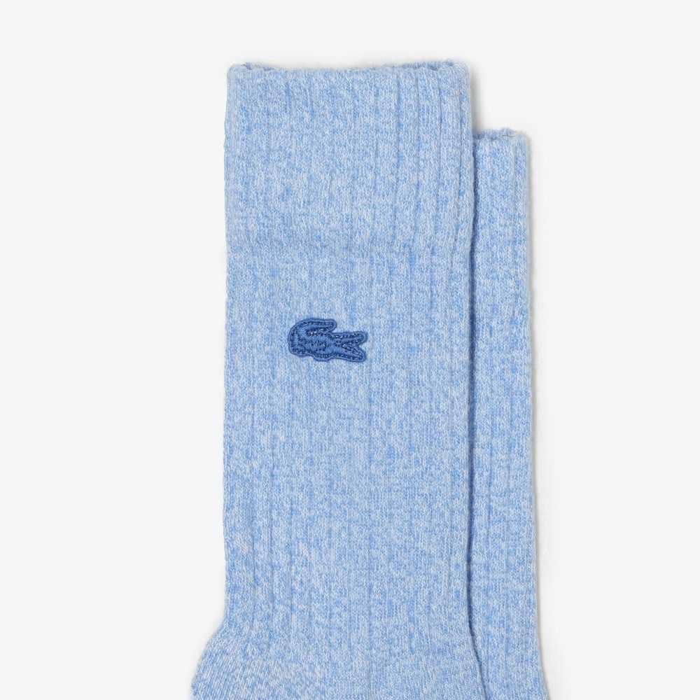 Lacoste 3-Pack Organic Cotton Socks Blue / Pink / Yellow | FBYG-90168
