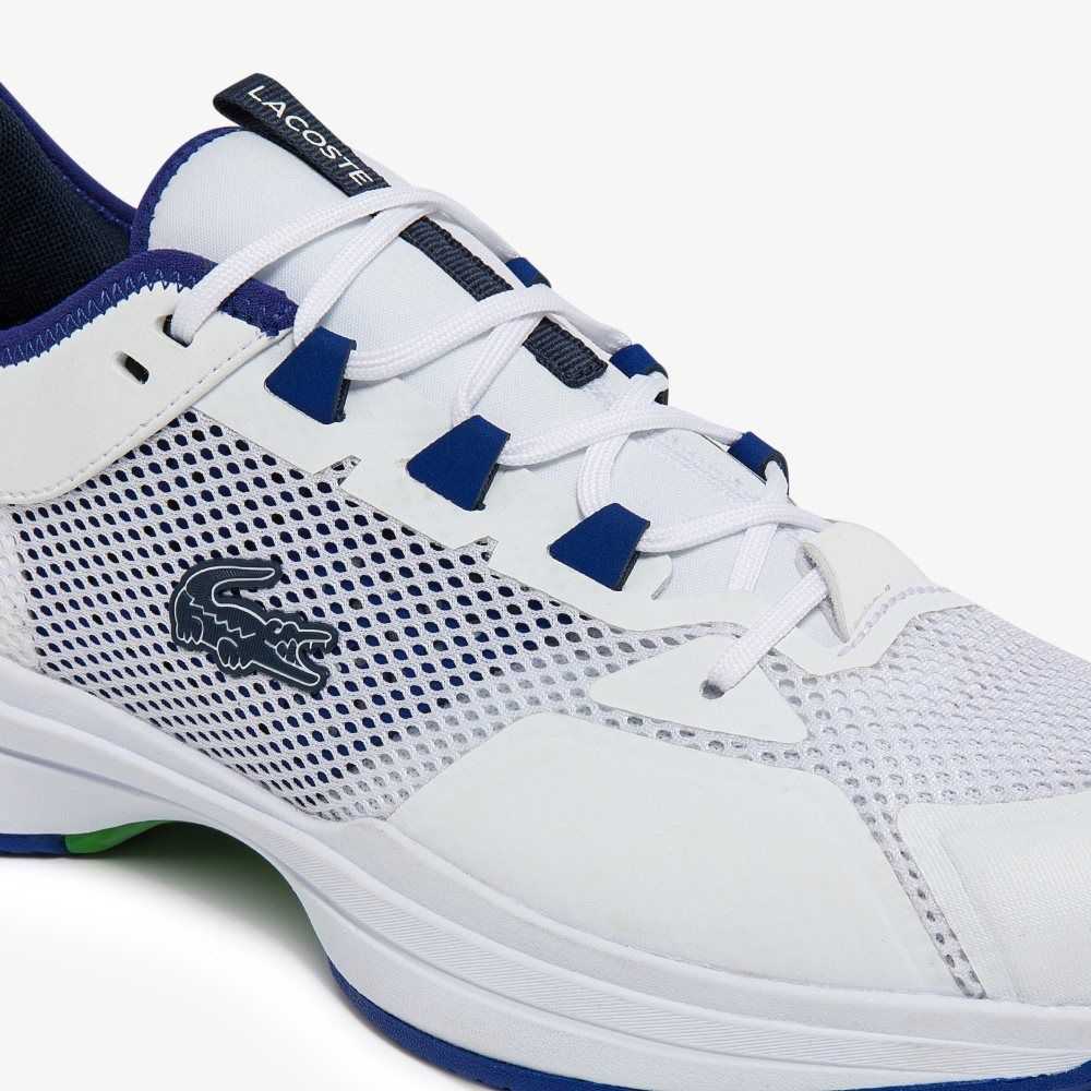 Lacoste AG-LT21 Tennis Shoes White/Blue | HWYC-70956