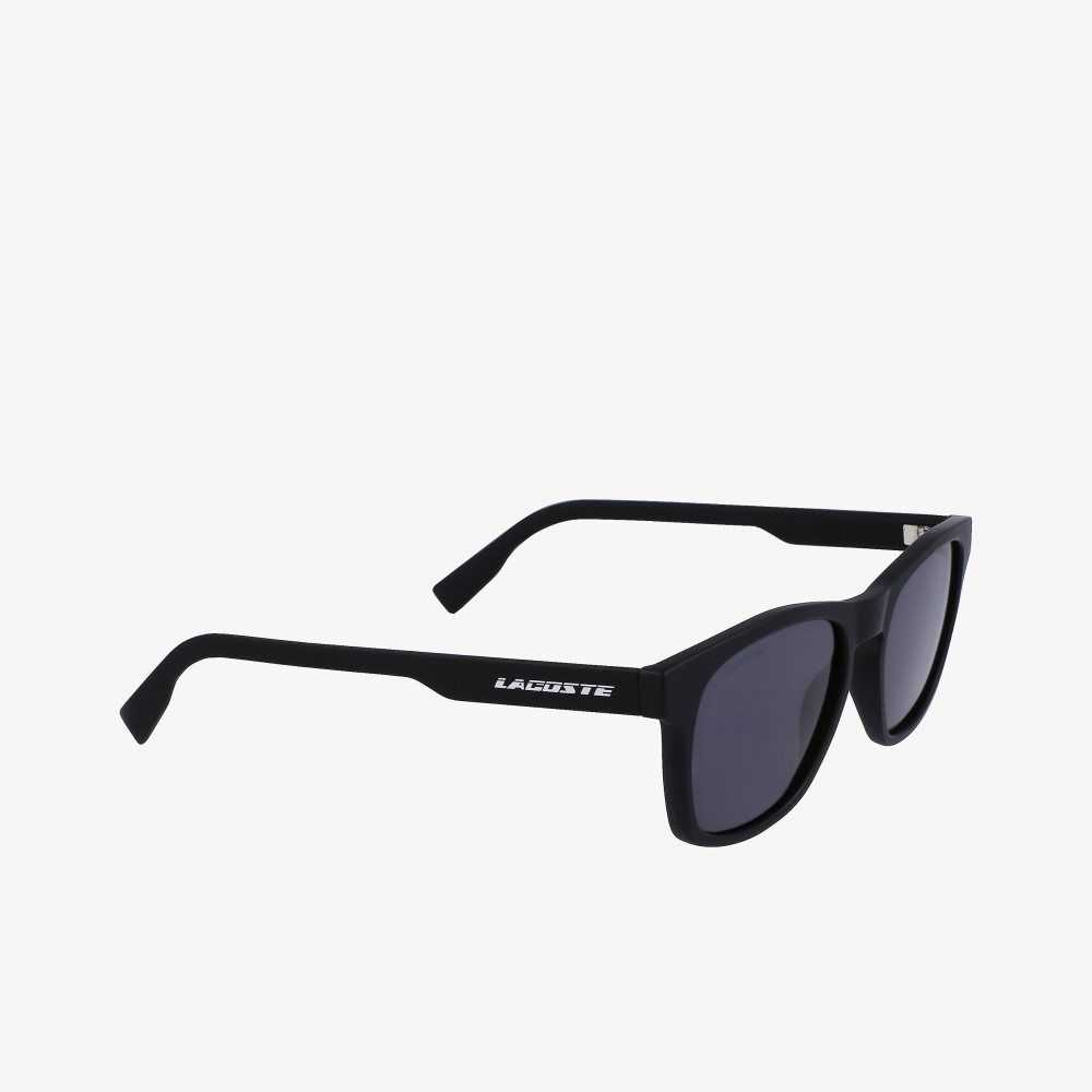 Lacoste Active Sunglasses Black/Blue | TXUZ-65472