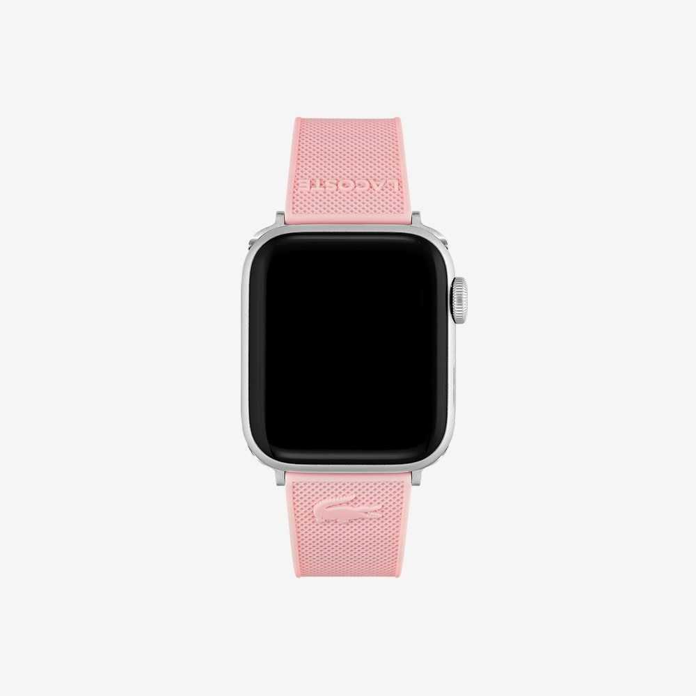 Lacoste Apple Watch Strap Black | XQFW-12605