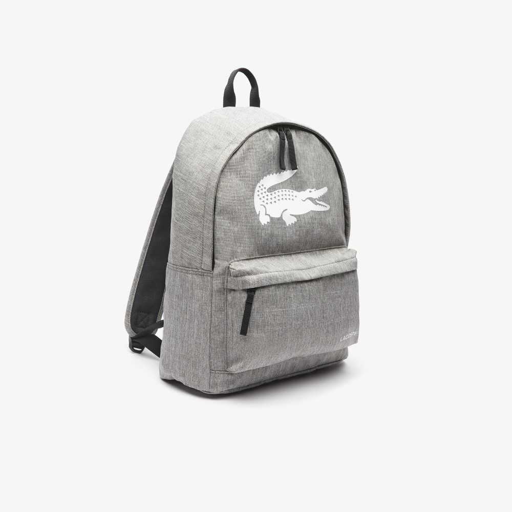 Lacoste Backpack with Laptop Pocket Gris Chine | OGNJ-16384