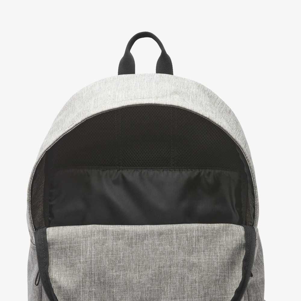 Lacoste Backpack with Laptop Pocket Gris Chine | OGNJ-16384