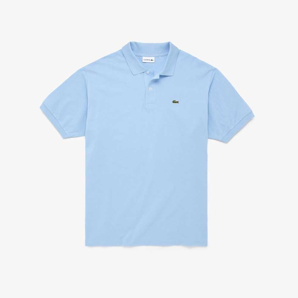 Lacoste Big Fit Cotton Petit Pique Polo Blue | OYEC-52396