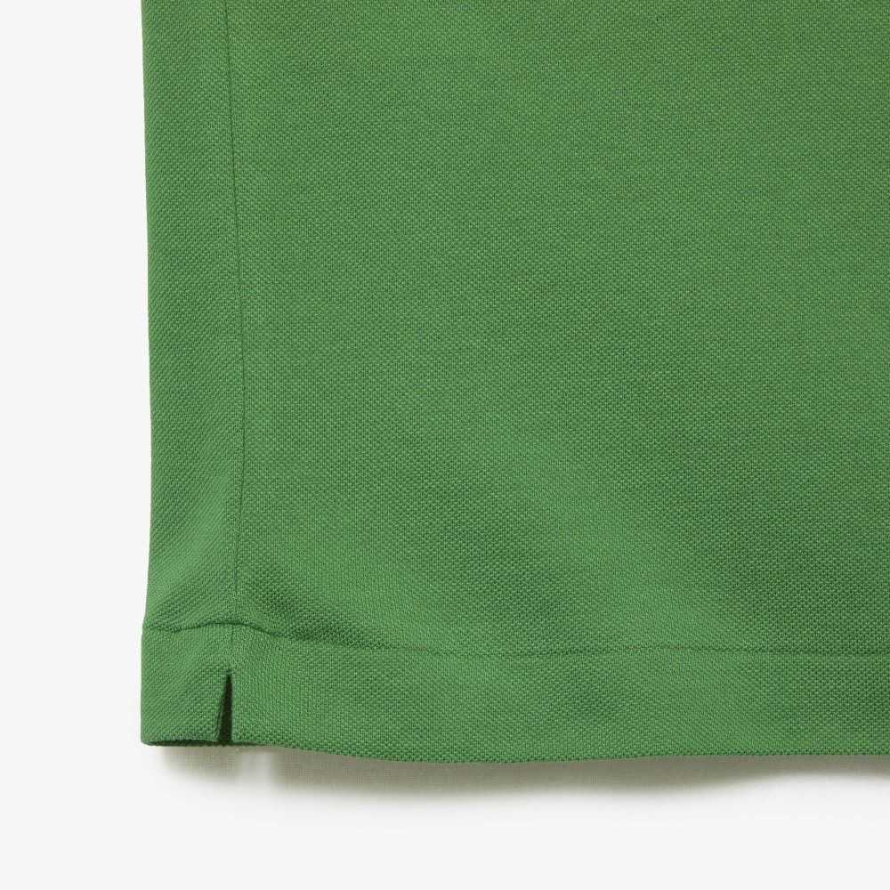 Lacoste Big Fit Cotton Petit Pique Polo Green | VTNP-75481