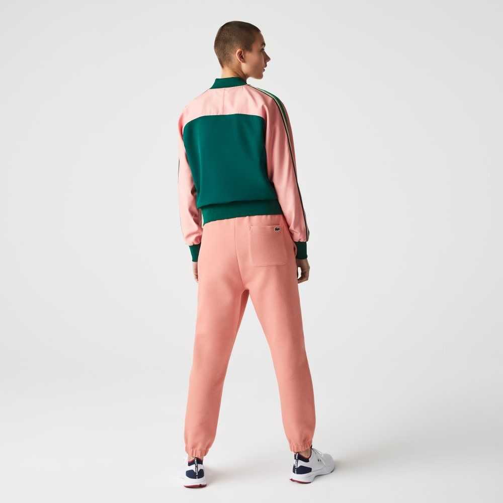 Lacoste Blended Cotton Joggers Pink | JMYN-05874