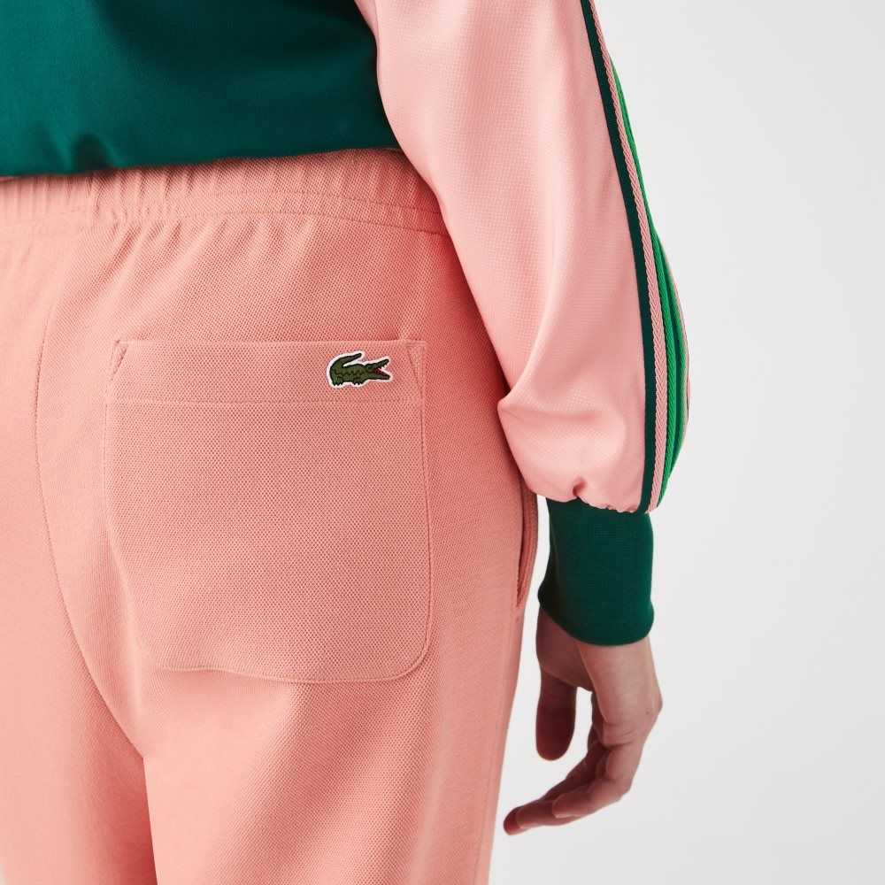 Lacoste Blended Cotton Joggers Pink | JMYN-05874