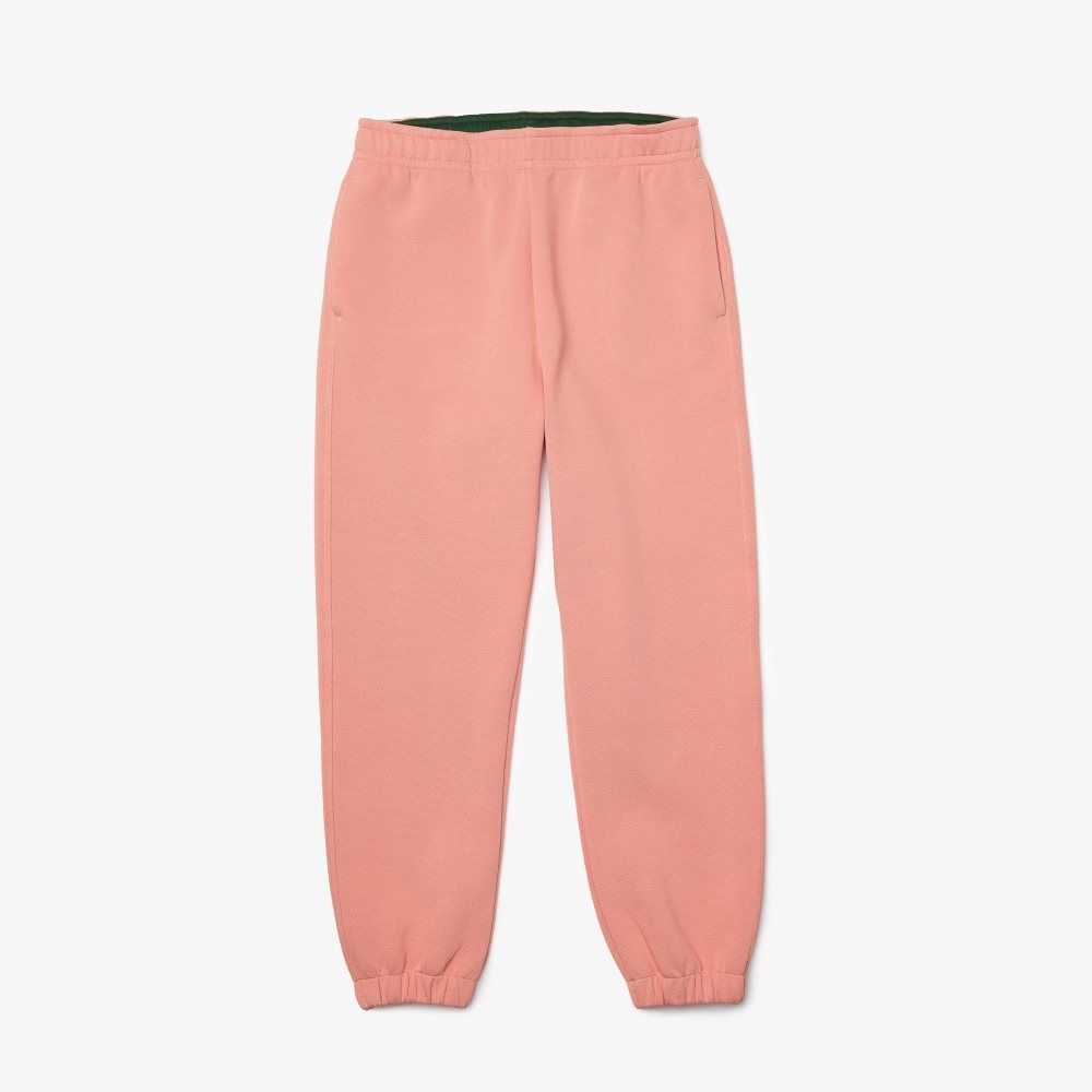 Lacoste Blended Cotton Joggers Pink | JMYN-05874